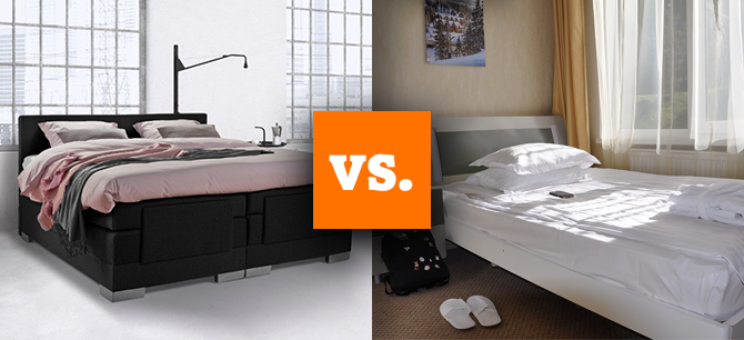 Boxspring versus lattenbodem